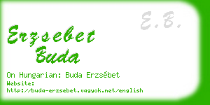 erzsebet buda business card